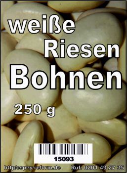 weiße Riesen Bohnen 250 g
